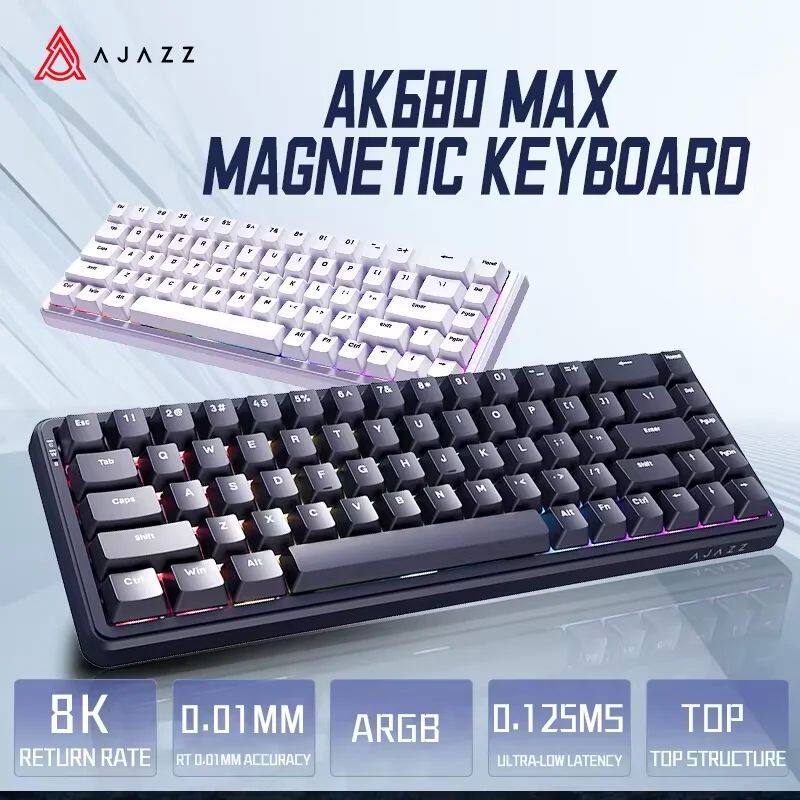 Gaming Keyboard Mechanical Wireless - AJAZZ AK680 MAX/V2 Mechanical Keyboard HE