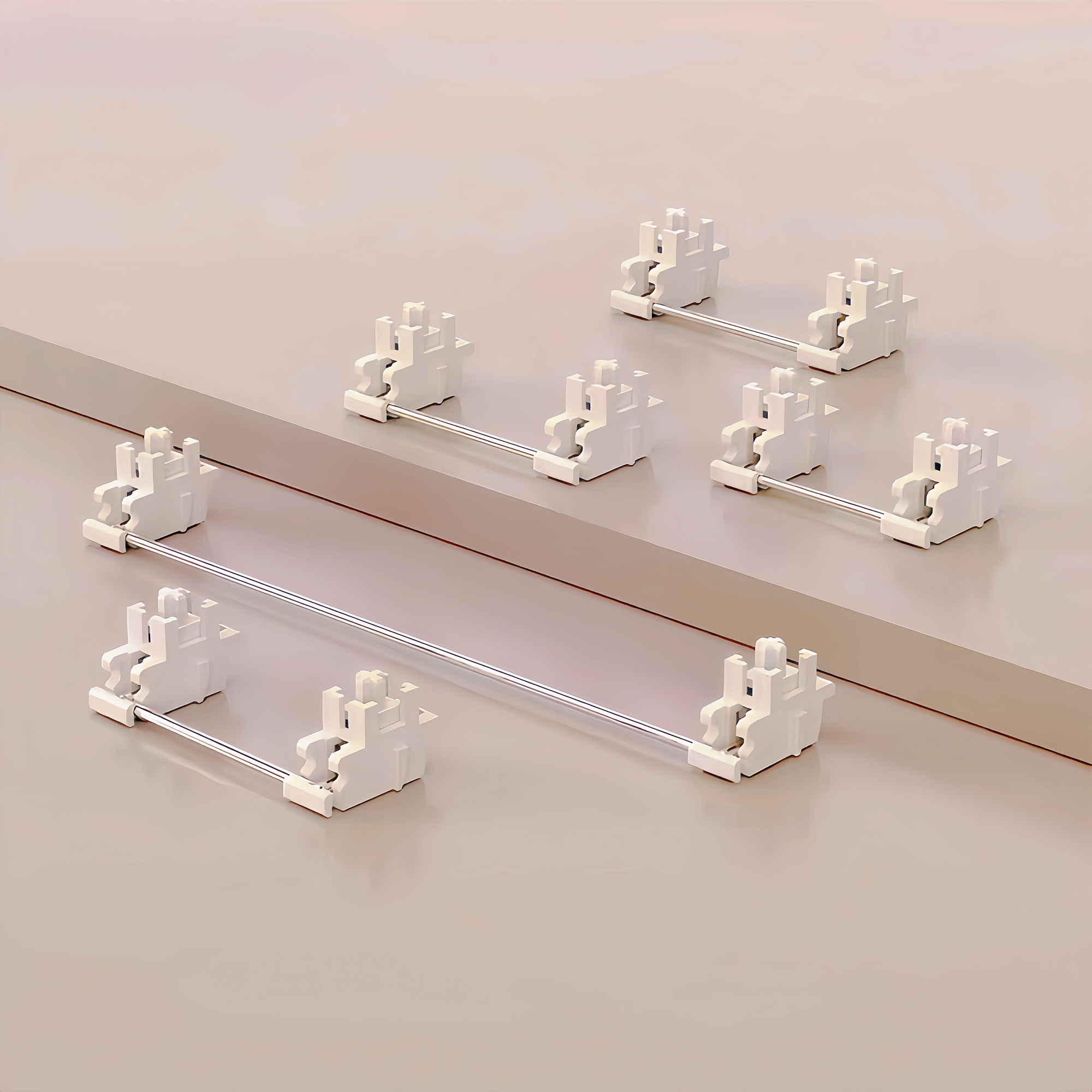 Gaming Keyboard Ergo - Milk V2 PCB Plate Mounted Stabilizer