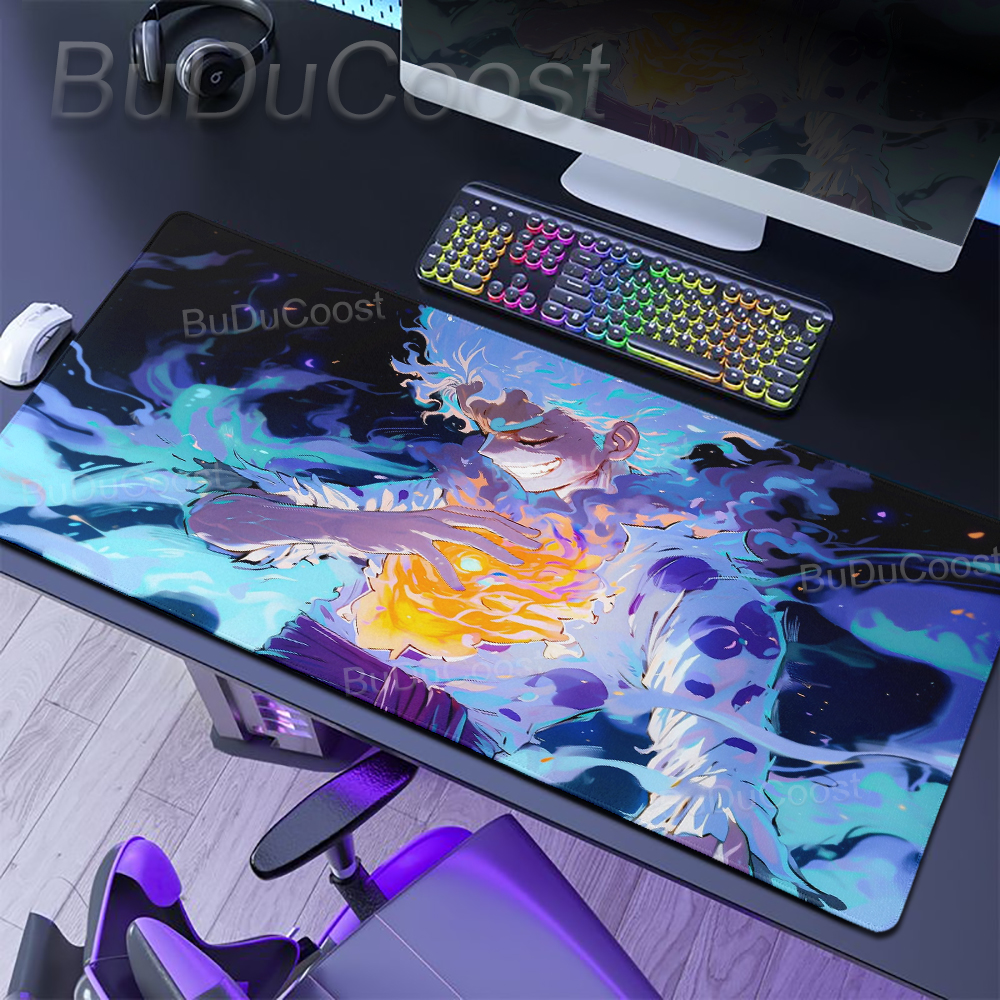 Gaming Keyboard Mini - Mouse Pad One Pieces Luffy Larger