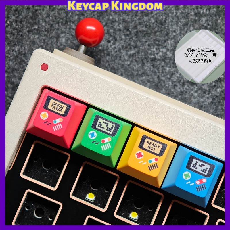 Gaming Keyboard Ergo - Creative Anime Keycaps Mechanical Keyboard Cherry