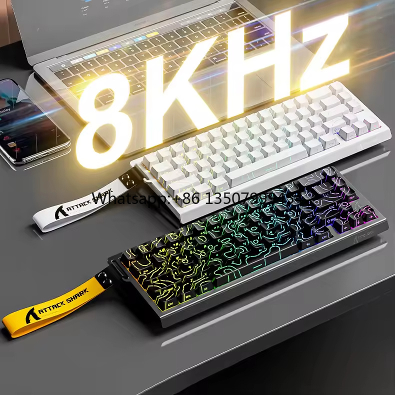Gaming Keyboard Mechanical - Attack Shark X68 He Wired RGB