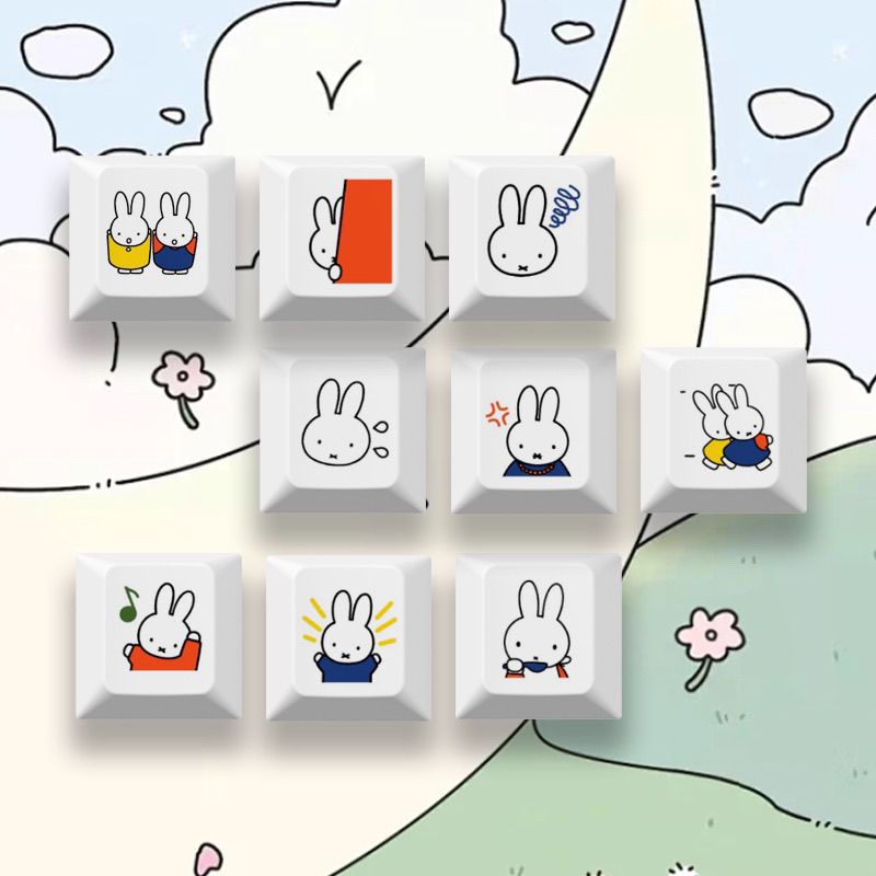 New Miffy rabbit cartoon cute  - Gaming Keyboard Mechanical recensie en prijs
