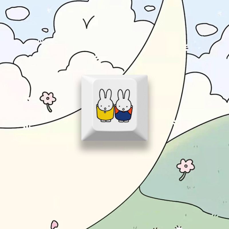 New Miffy rabbit cartoon cute  - Gaming Keyboard Mechanical recensie en prijs