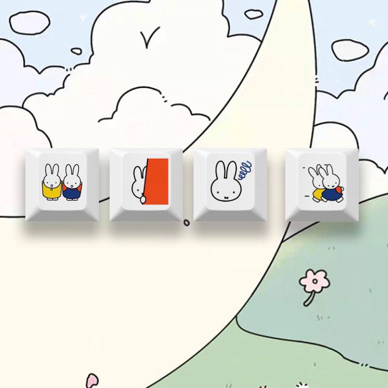 New Miffy rabbit cartoon cute  - Gaming Keyboard Mechanical recensie en prijs