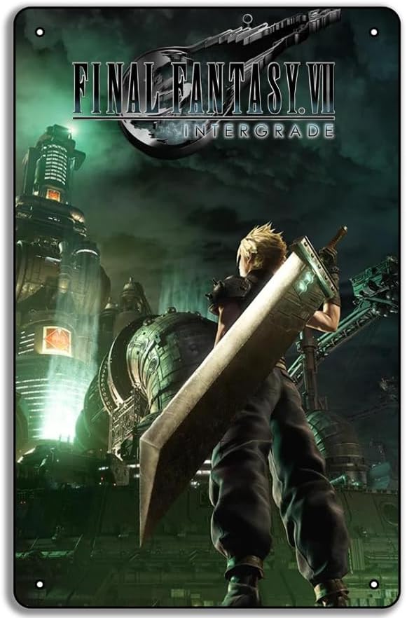 Final Fantasy VII Game Poster  - Brass Weight Plate recensie en prijs