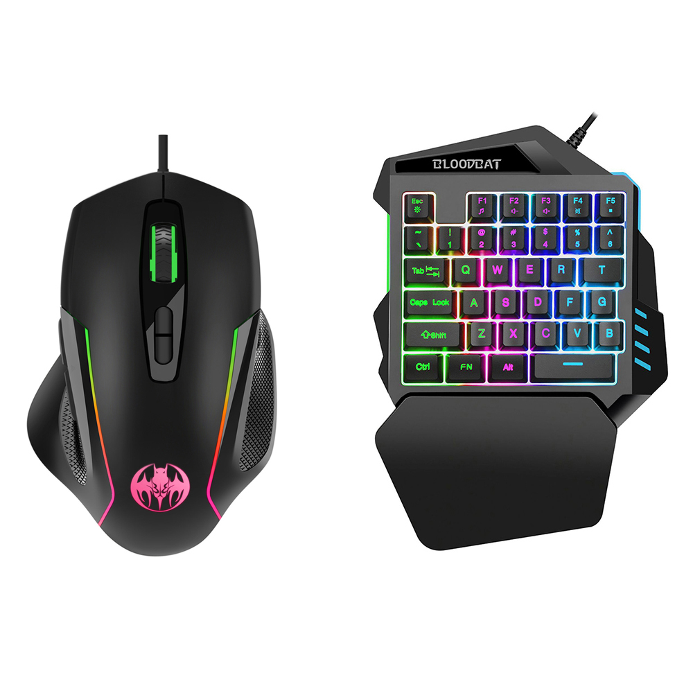One-Handed RGB Gaming Keyboard - Gaming Keyboard And Mouse For Xbox recensie en prijs