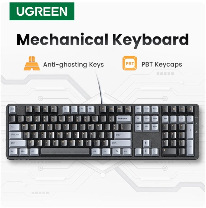 UGREEN Keyboard Mechanical Wir - Gaming Keyboard Mechanical recensie en prijs