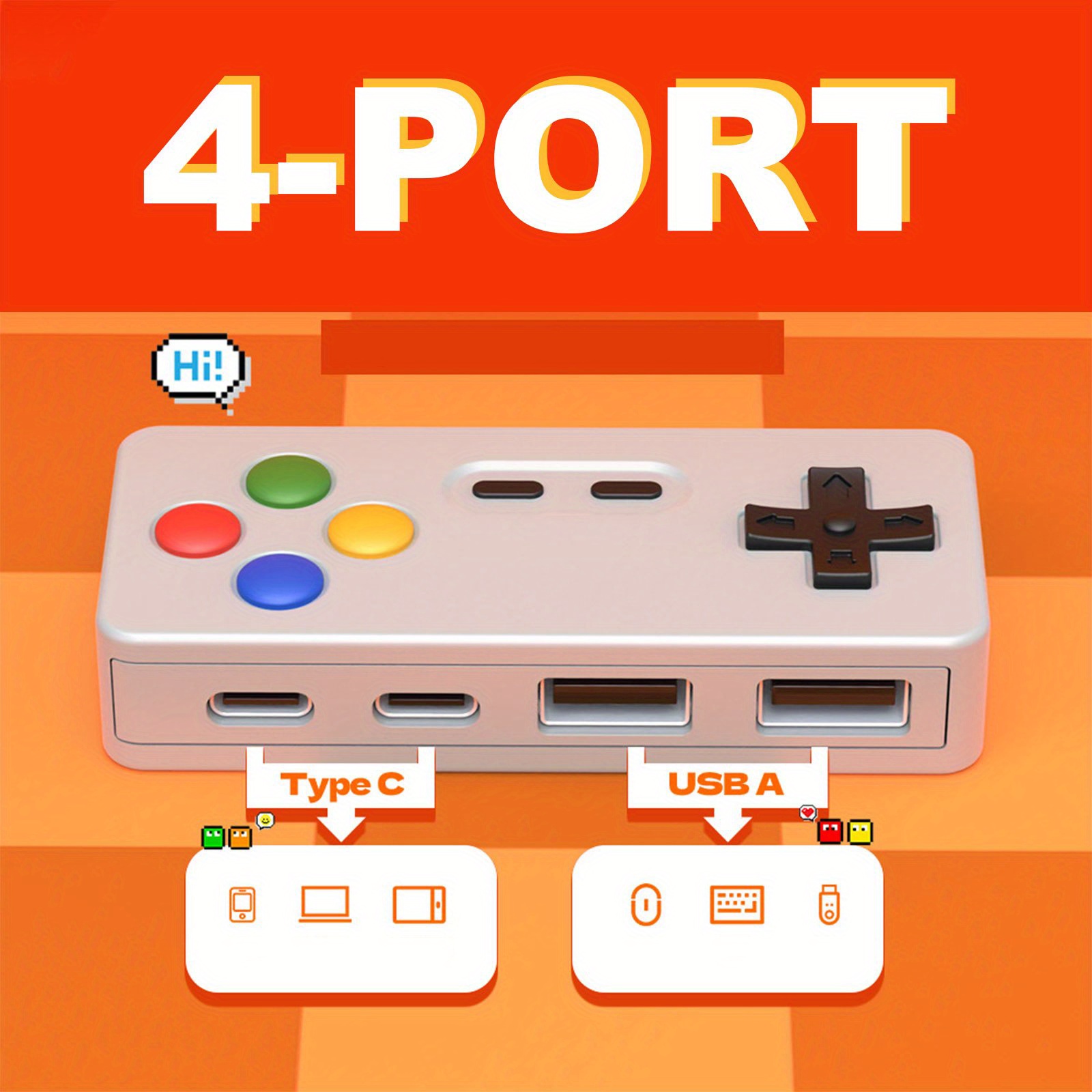 1PC Cartoon USB C Extension Ad - Gaming Keyboard Type C recensie en prijs