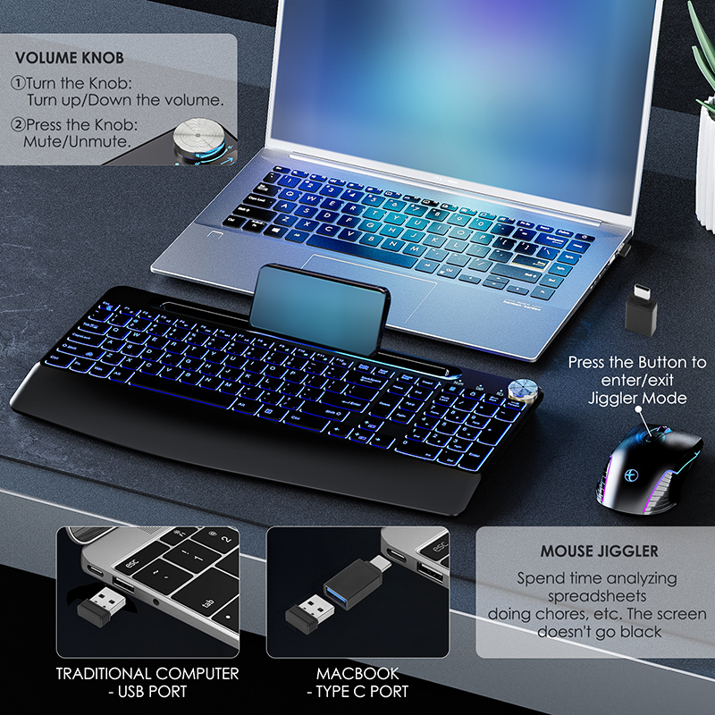 2.4G&Type-C Wireless Keyboard  - Gaming Keyboard Type C recensie en prijs