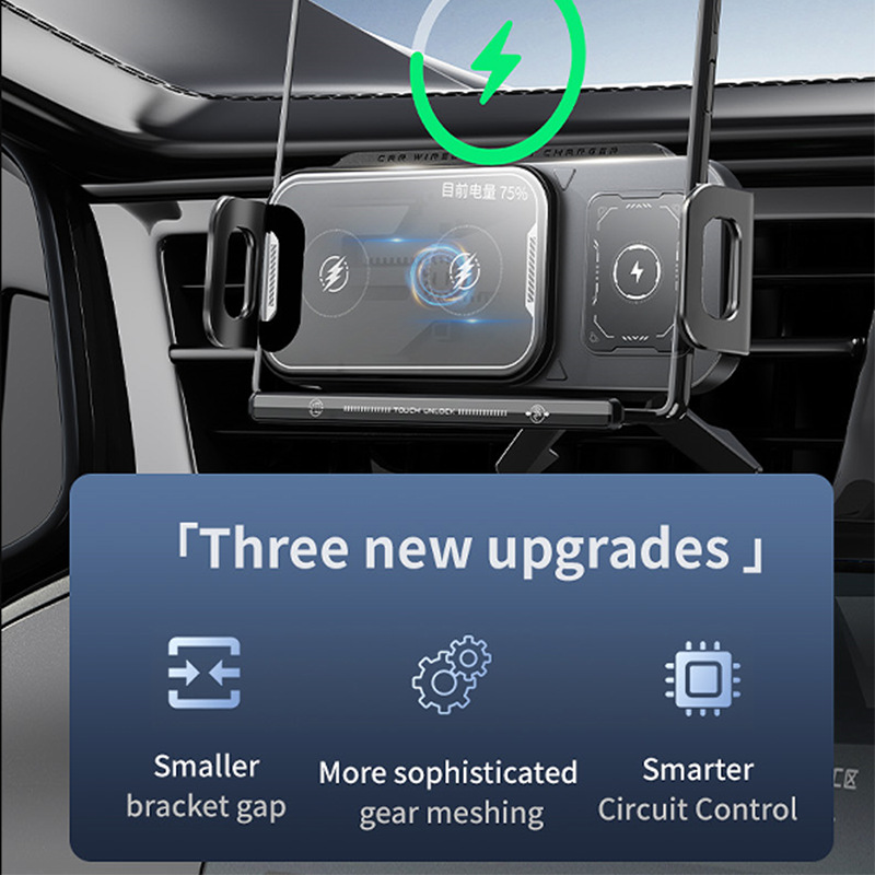 Car Wireless Charger Dual Coil - Coiled Usb Cable recensie en prijs
