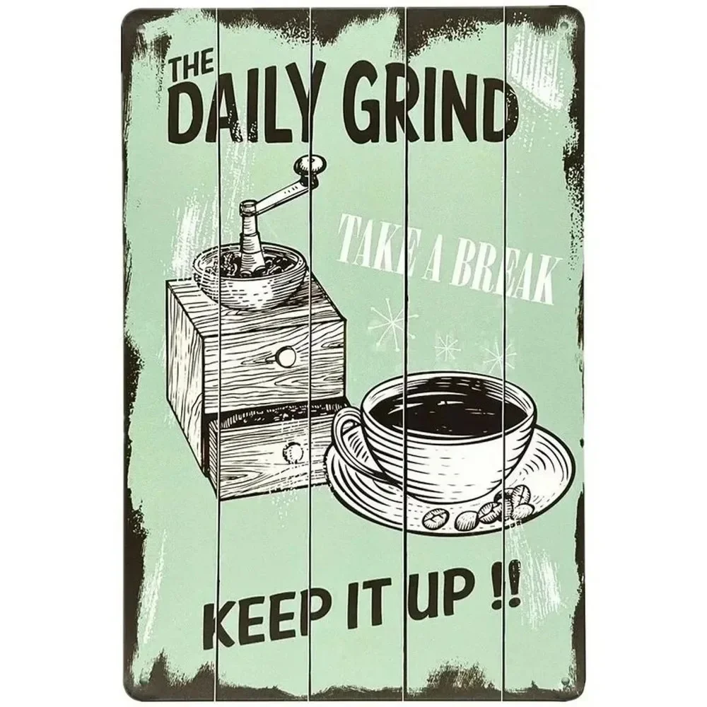 Plaque Metal Signs Drink Coffe - Brass Weight Plate recensie en prijs