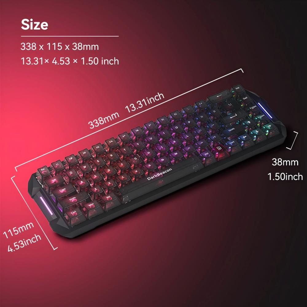 DarkBeacon Blade 68 Wired Sile - Gaming Keyboard That Is Quiet recensie en prijs
