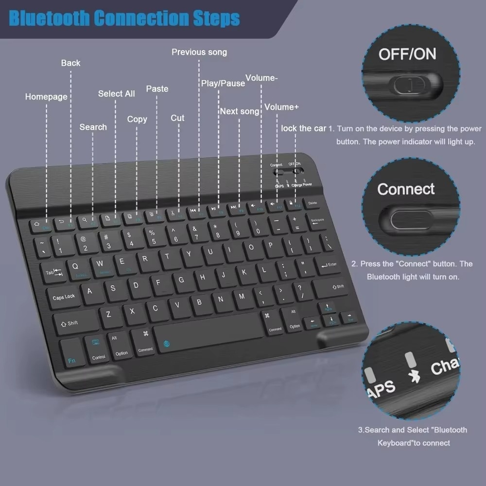 Bluetooth 5.0 Wireless Keyboar - Gaming Keyboard Mini recensie en prijs