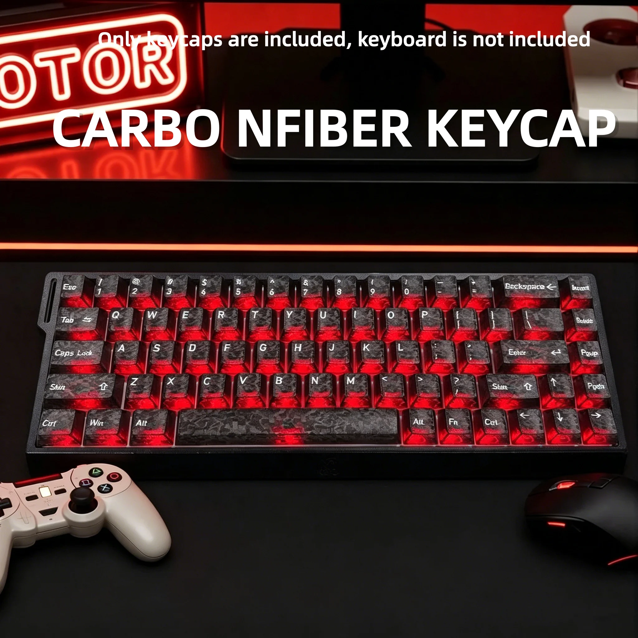 2026 New Forged Carbon Fiber T - Gaming Keyboard No Rgb recensie en prijs