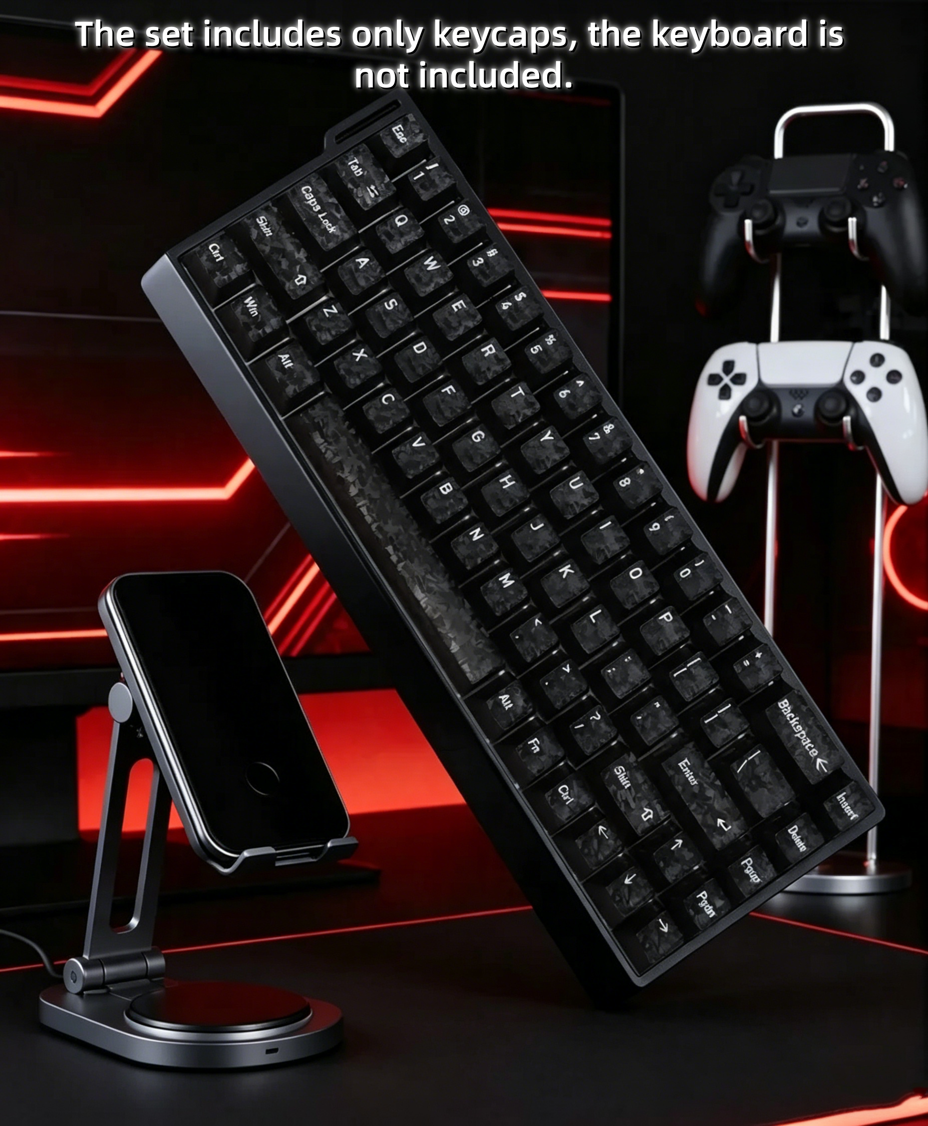 2026 New Forged Carbon Fiber T - Gaming Keyboard No Rgb recensie en prijs