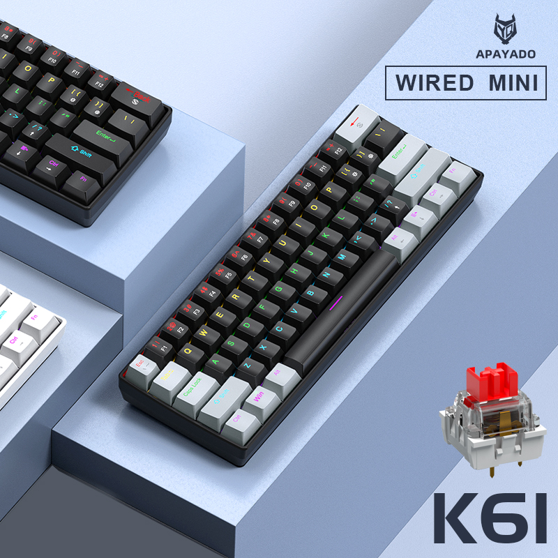 APAYADO K61 Mini Mechanical Ke - Gaming Keyboard Mini Mechanical recensie en prijs