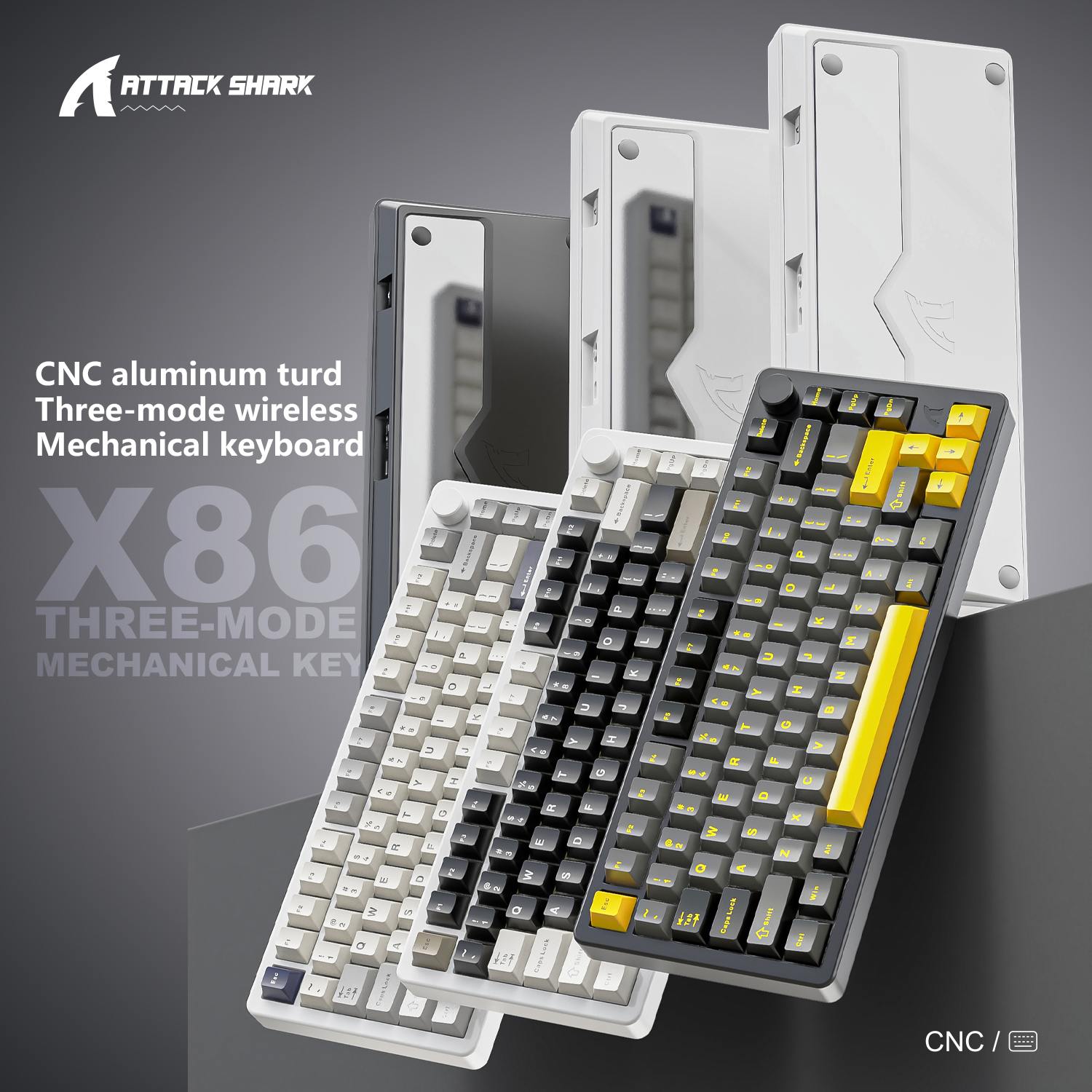 Attack Shark X86 Full-Key RGB  - Gaming Keyboard Mechanical recensie en prijs