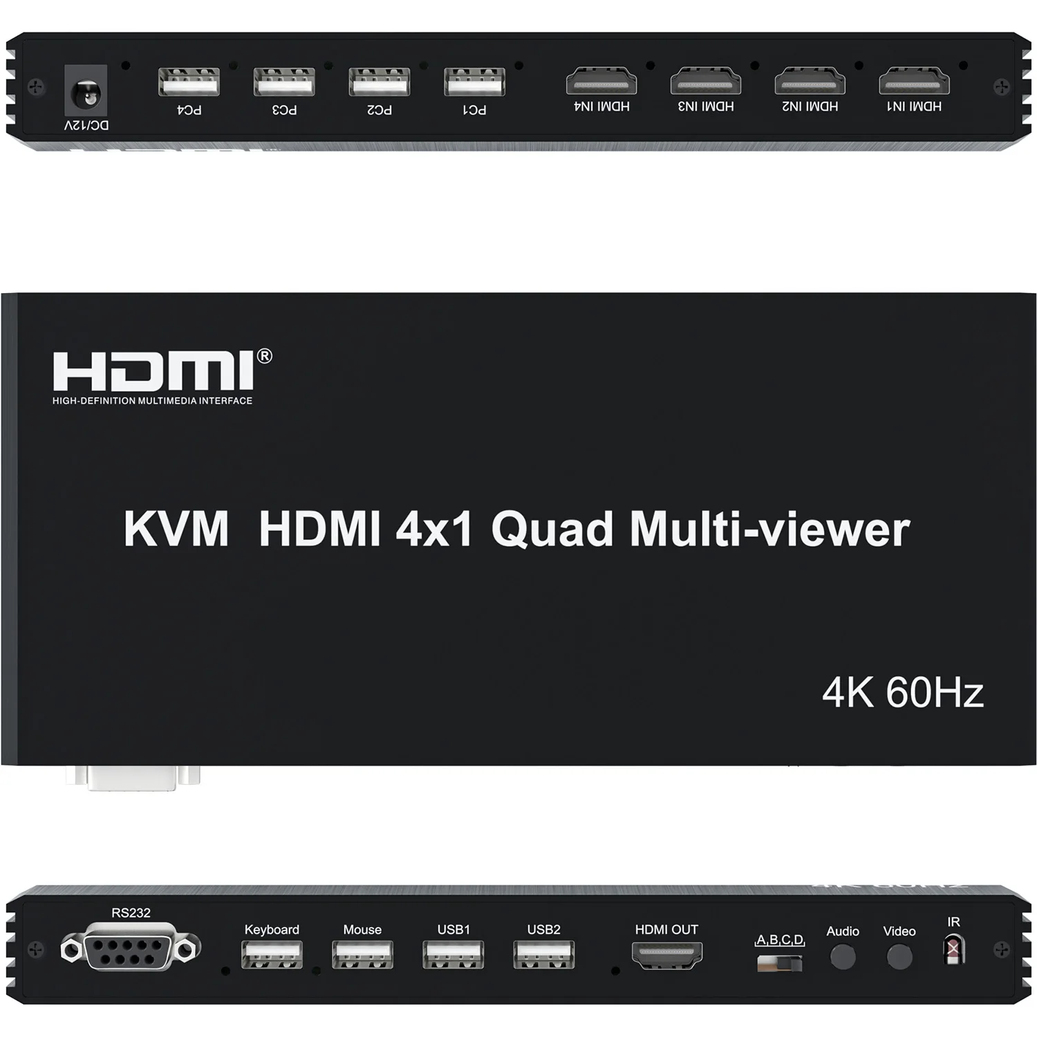 4K 60Hz HDMI Multiviewer 4x1 U - Gaming Keyboard And Mouse For Xbox recensie en prijs
