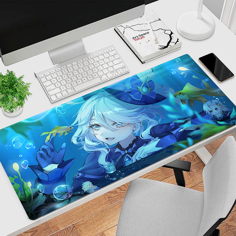 Gaming Mouse Pad, Stitched Edg - Gaming Keyboard Blue recensie en prijs