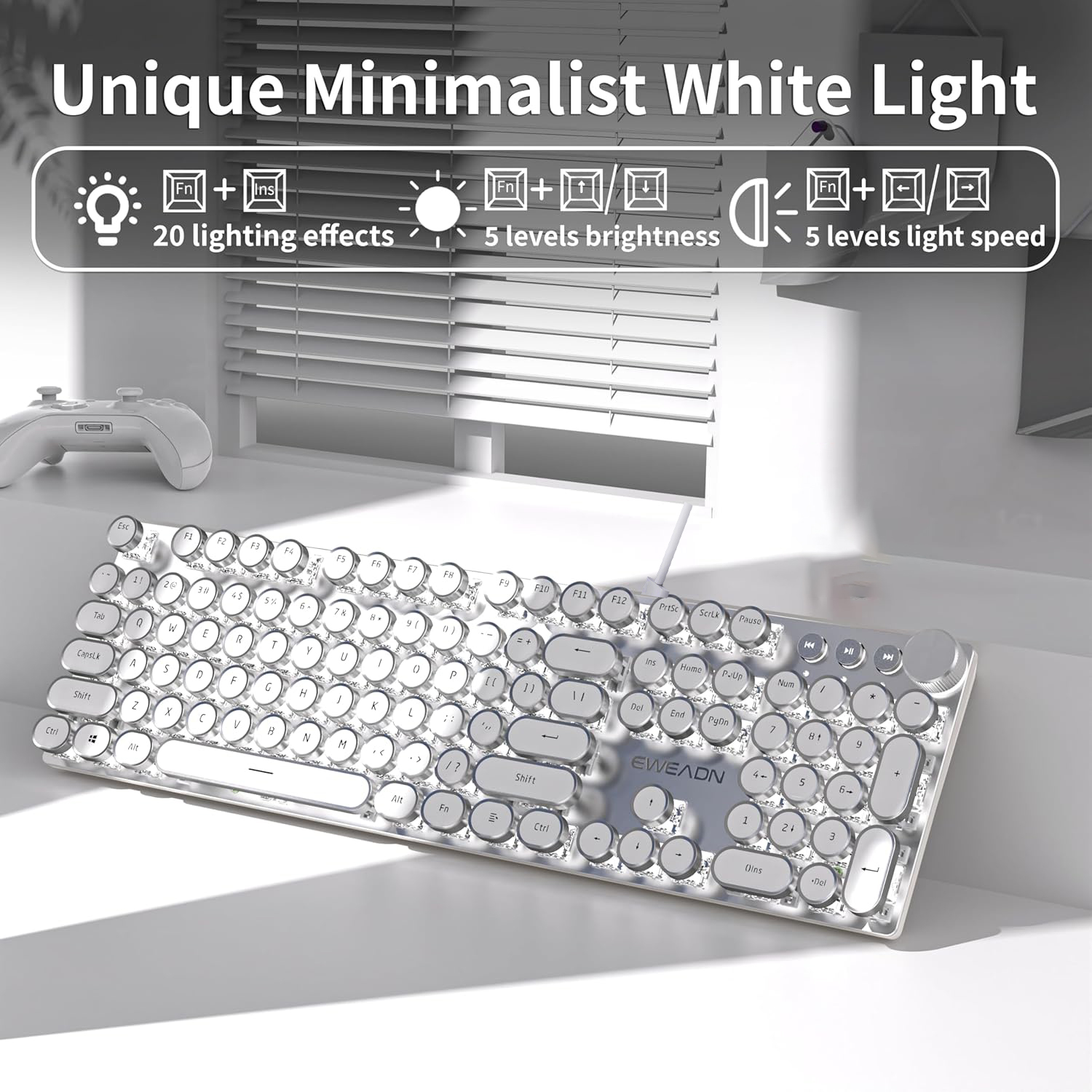 EWEADN Wired Mechanical Keyboa - Gaming Keyboard Mechanical recensie en prijs