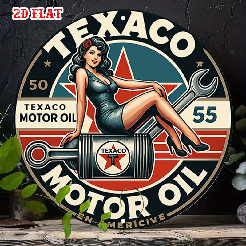 Round Metal Tin Sign Wall Deco - Brass Weight Plate recensie en prijs