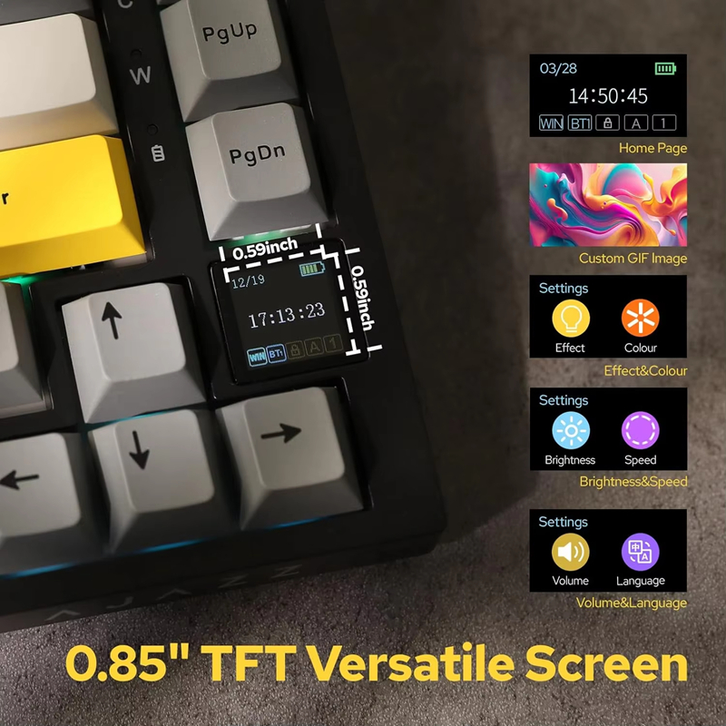 AK820/AK820Pro Gaming Mechanic - Gaming Keyboard Mechanical Wireless recensie en prijs