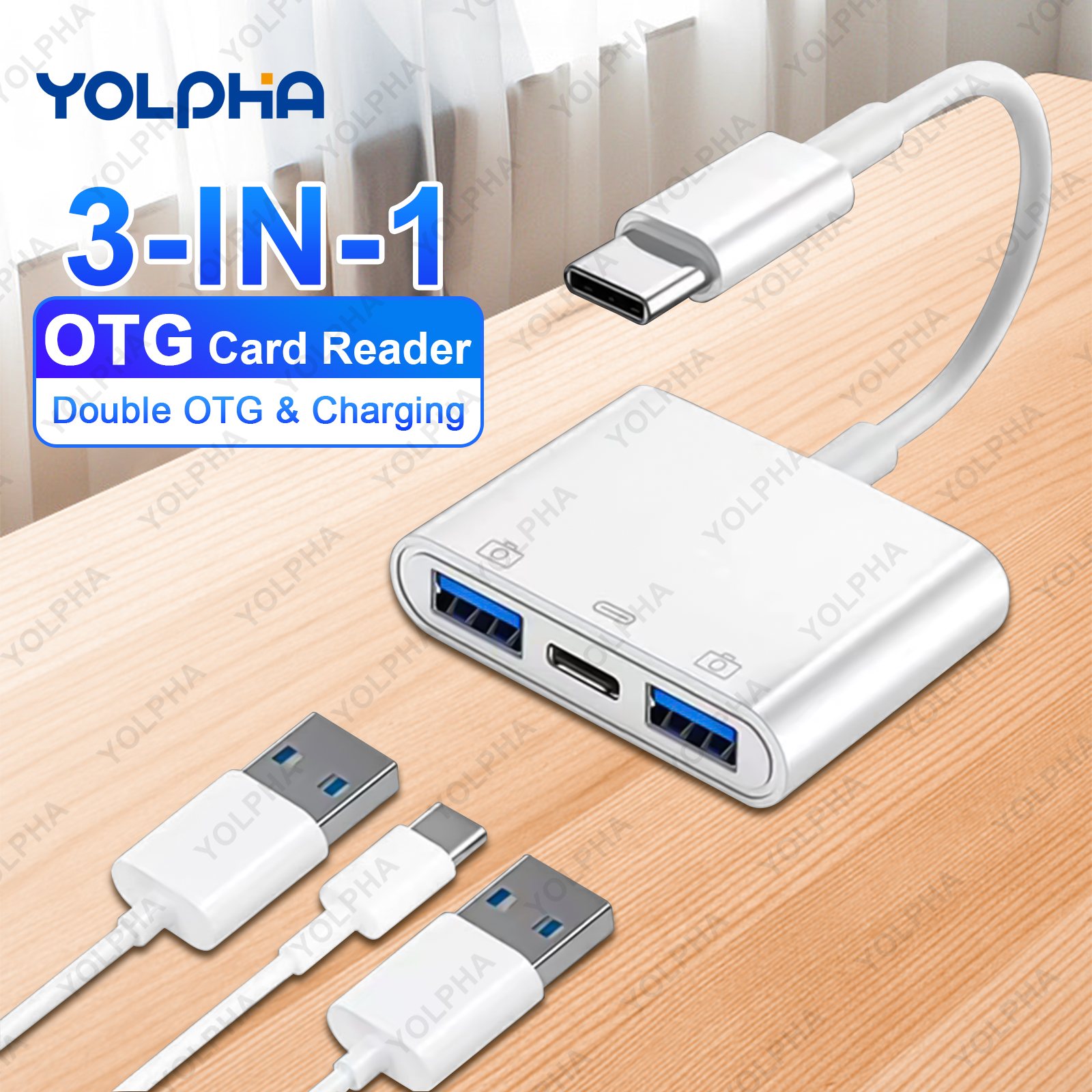 3 in 1 USB C to USB OTG Card R - Gaming Keyboard Type C recensie en prijs