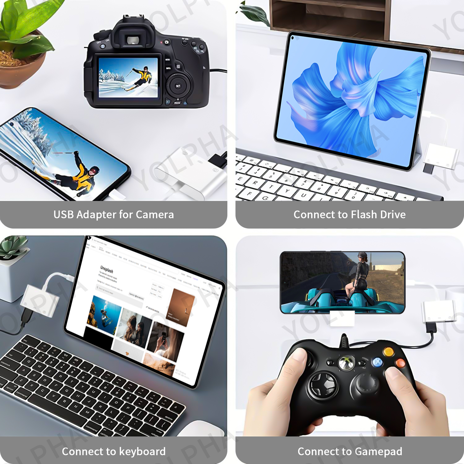 3 in 1 USB C to USB OTG Card R - Gaming Keyboard Type C recensie en prijs