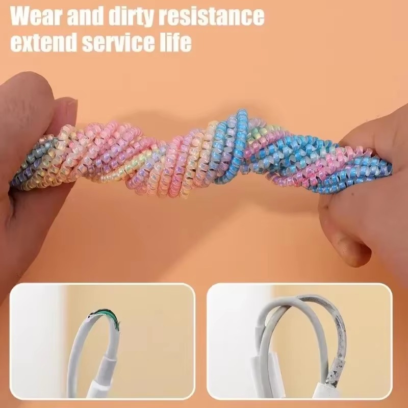 New 1.4M Laser Color TPU Spira - Coiled Usb Cable recensie en prijs