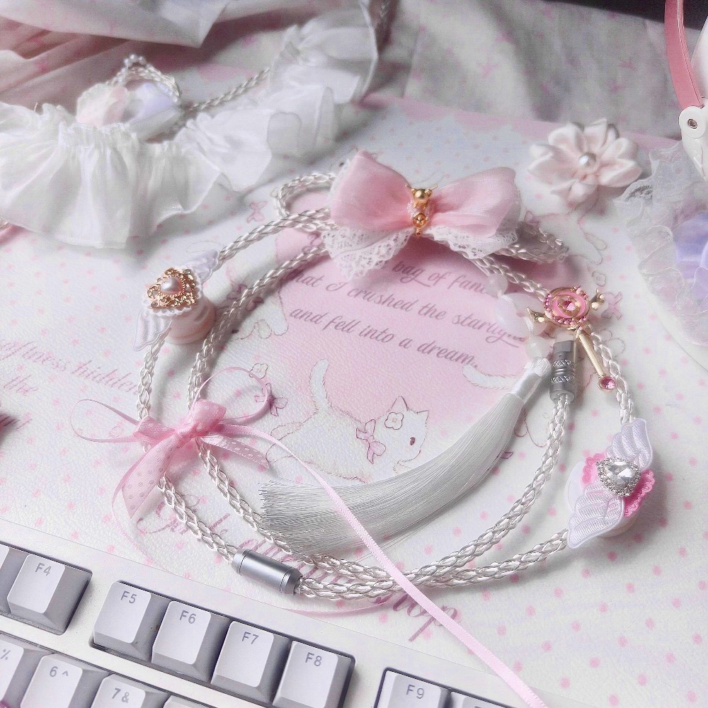8K Luminous Keyboard Aviation  - Coiled Usb Cable recensie en prijs