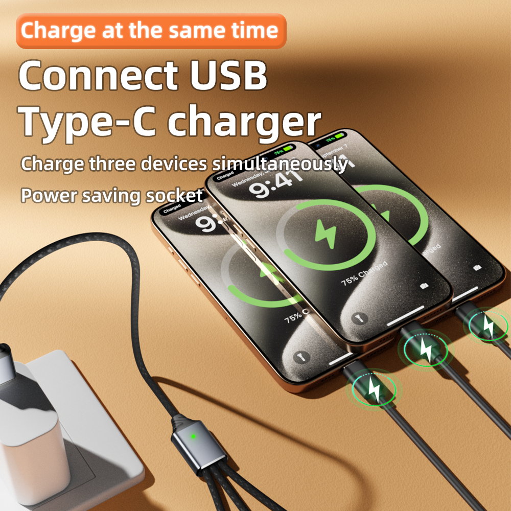 USB splitter cable 1-in-3outpu - Gaming Keyboard Type C recensie en prijs