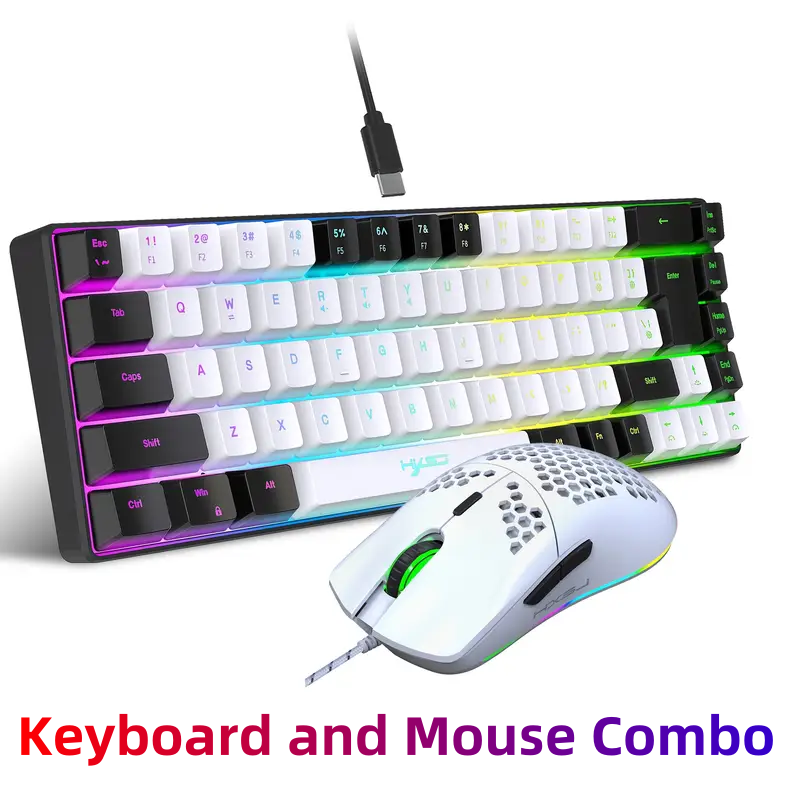 Ergonomic 68-Key Mini Wired Ke - Gaming Keyboard And Mouse For Xbox recensie en prijs
