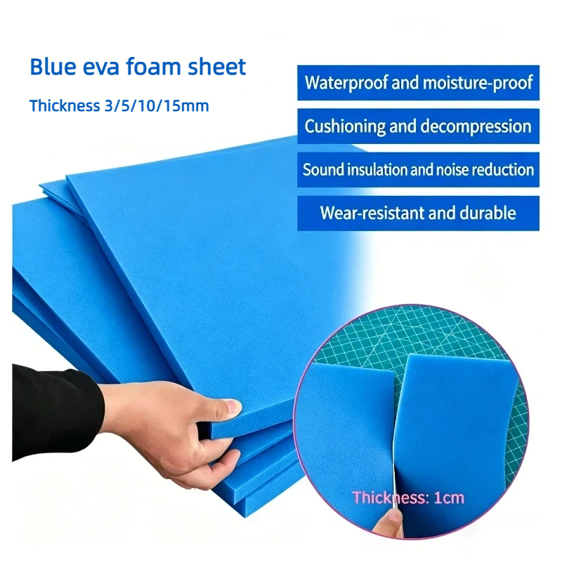 1pc Thickness 3/5/10/15mm Blue - Pe Foam Sheet recensie en prijs