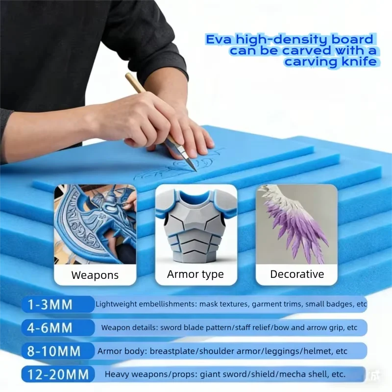1pc Thickness 3/5/10/15mm Blue - Pe Foam Sheet recensie en prijs