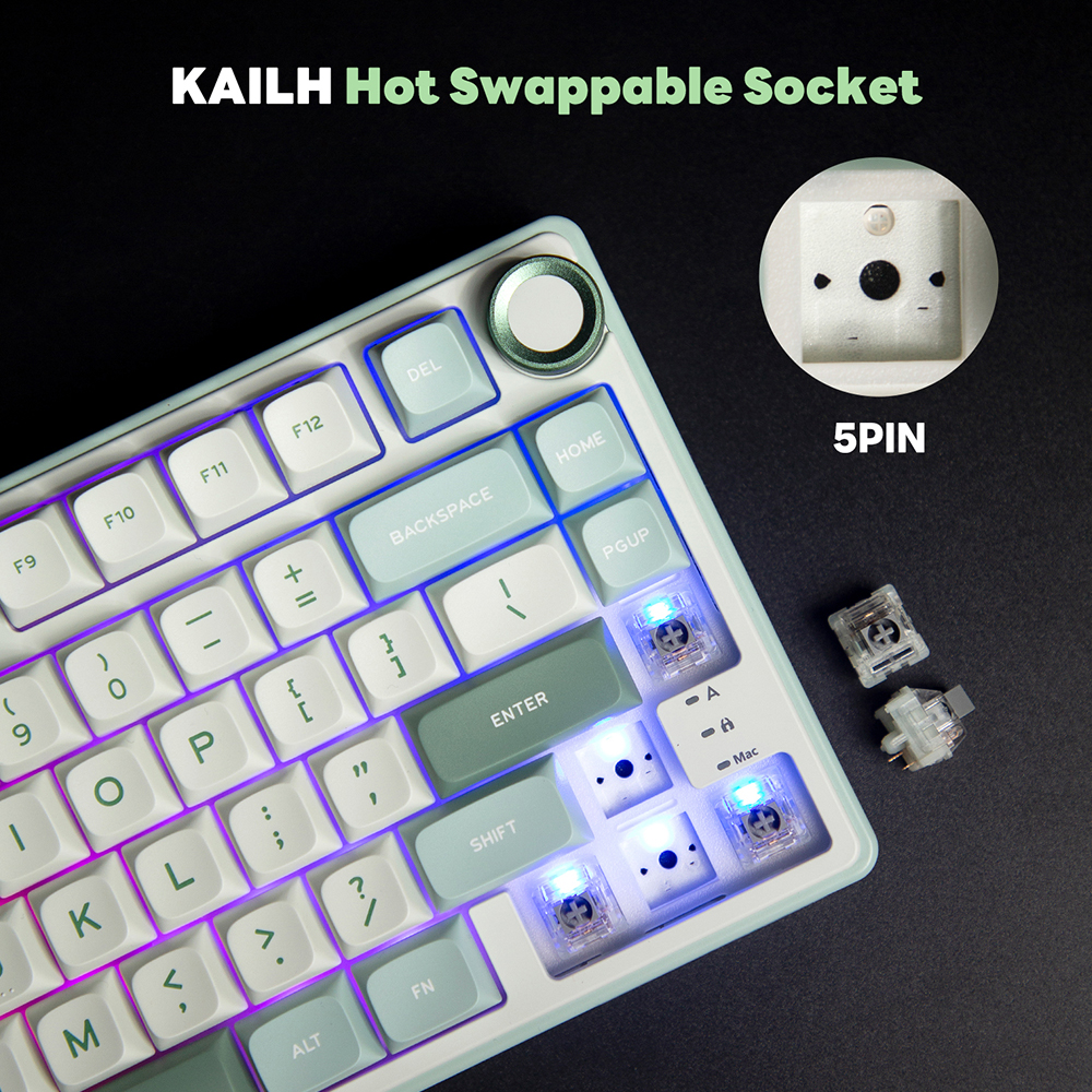 RK Royal Kludge R75 Gasket Wir - Gaming Keyboard Brand recensie en prijs
