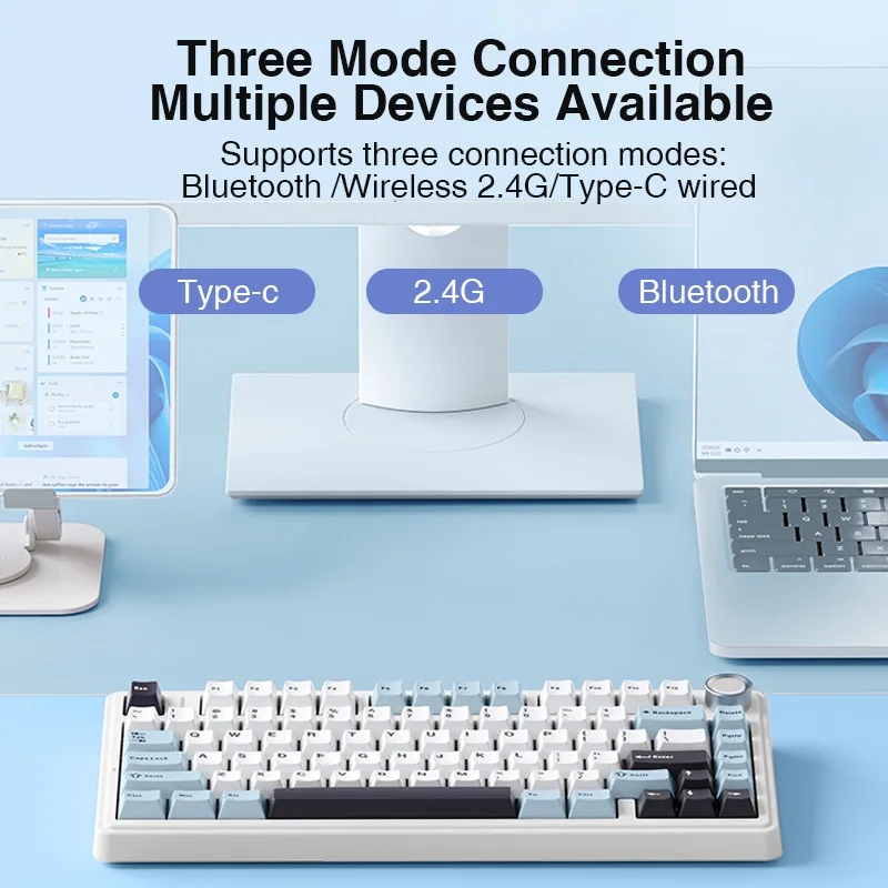 AULA F75 2.4G Wireless/Bluetoo - Gaming Keyboard Brand recensie en prijs