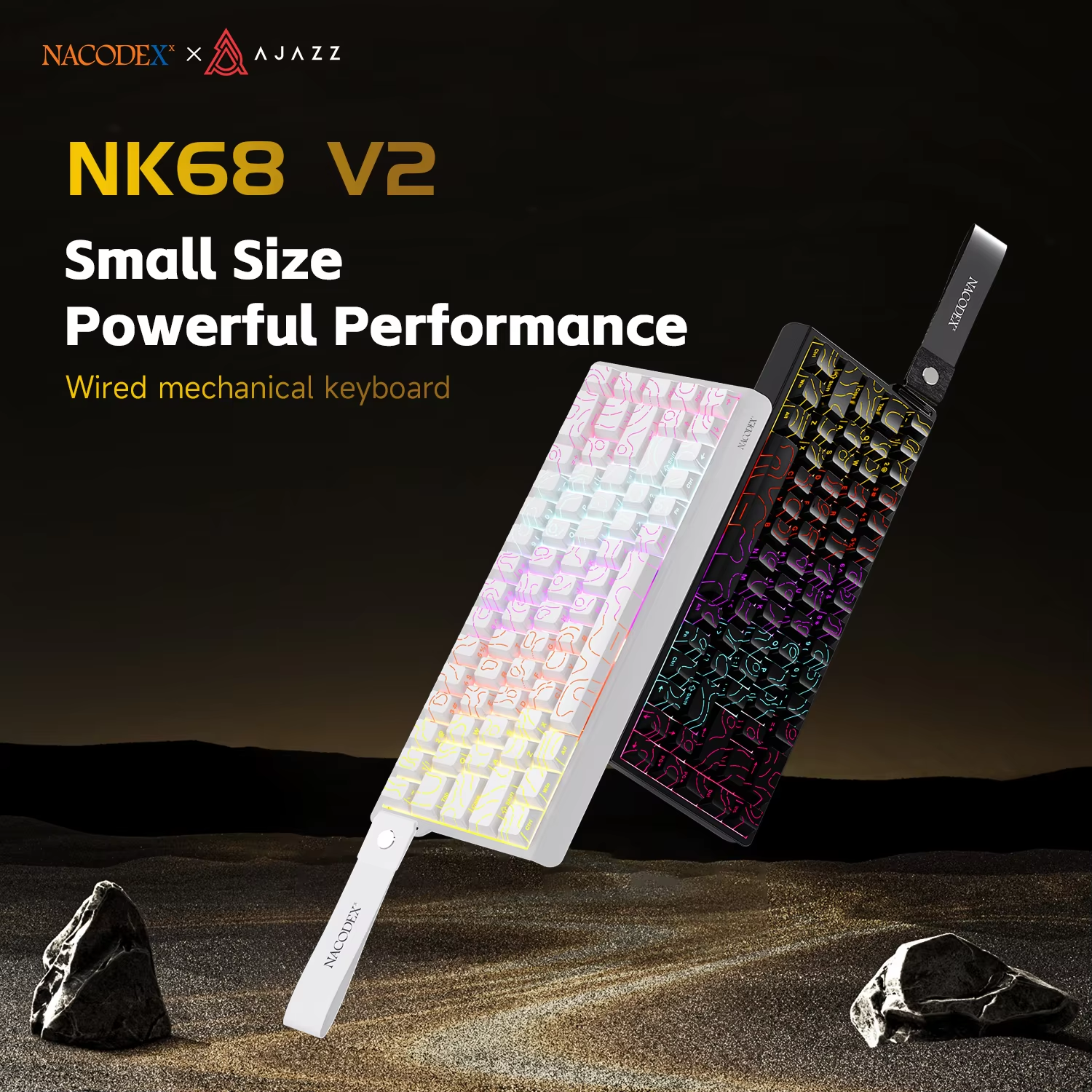 AJAZZ NK68V2 Single-Mode Wired - Gaming Keyboard Brand recensie en prijs