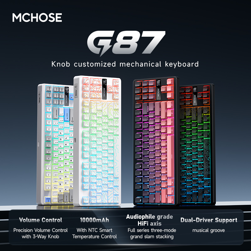G87 2025 Best Selling DIY RGB  - Gaming Keyboard Best 2025 recensie en prijs