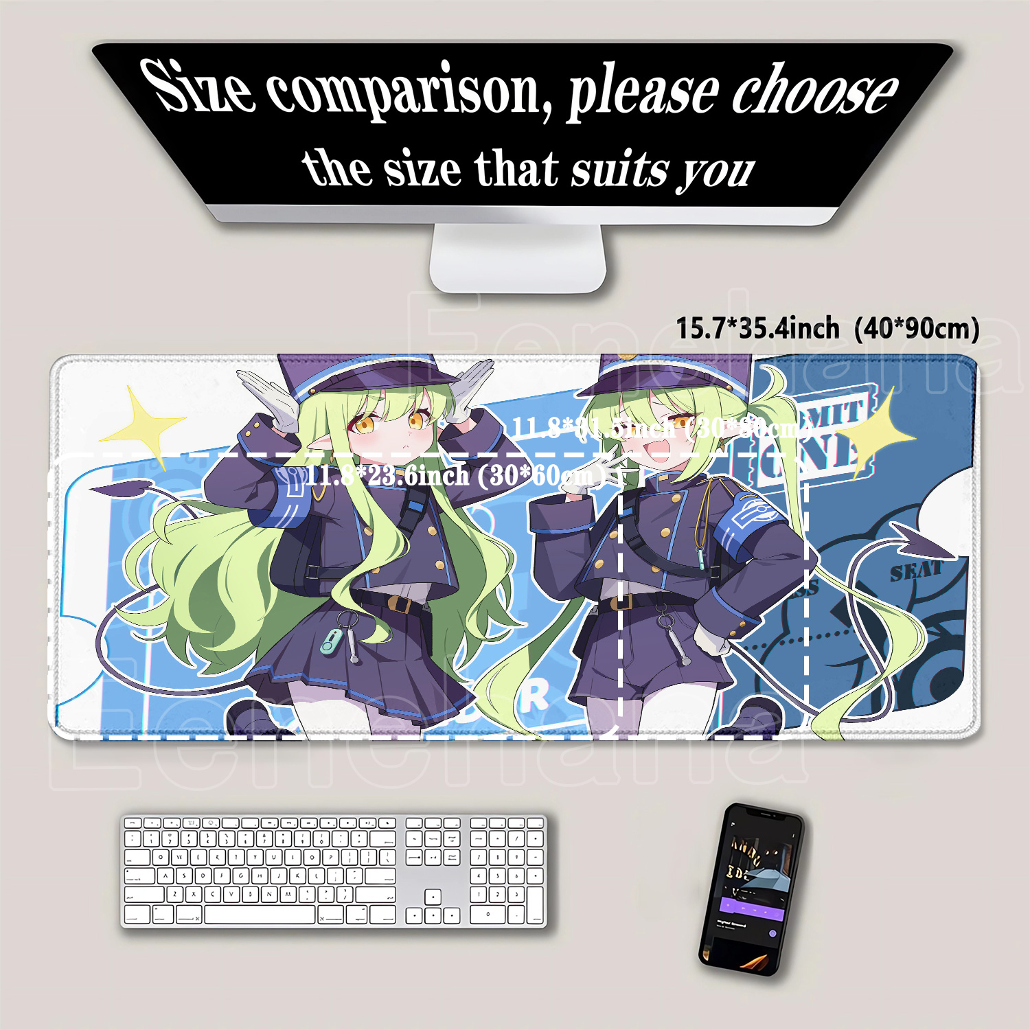 Gaming Mousepad Blue Archive H - Gaming Keyboard Blue recensie en prijs