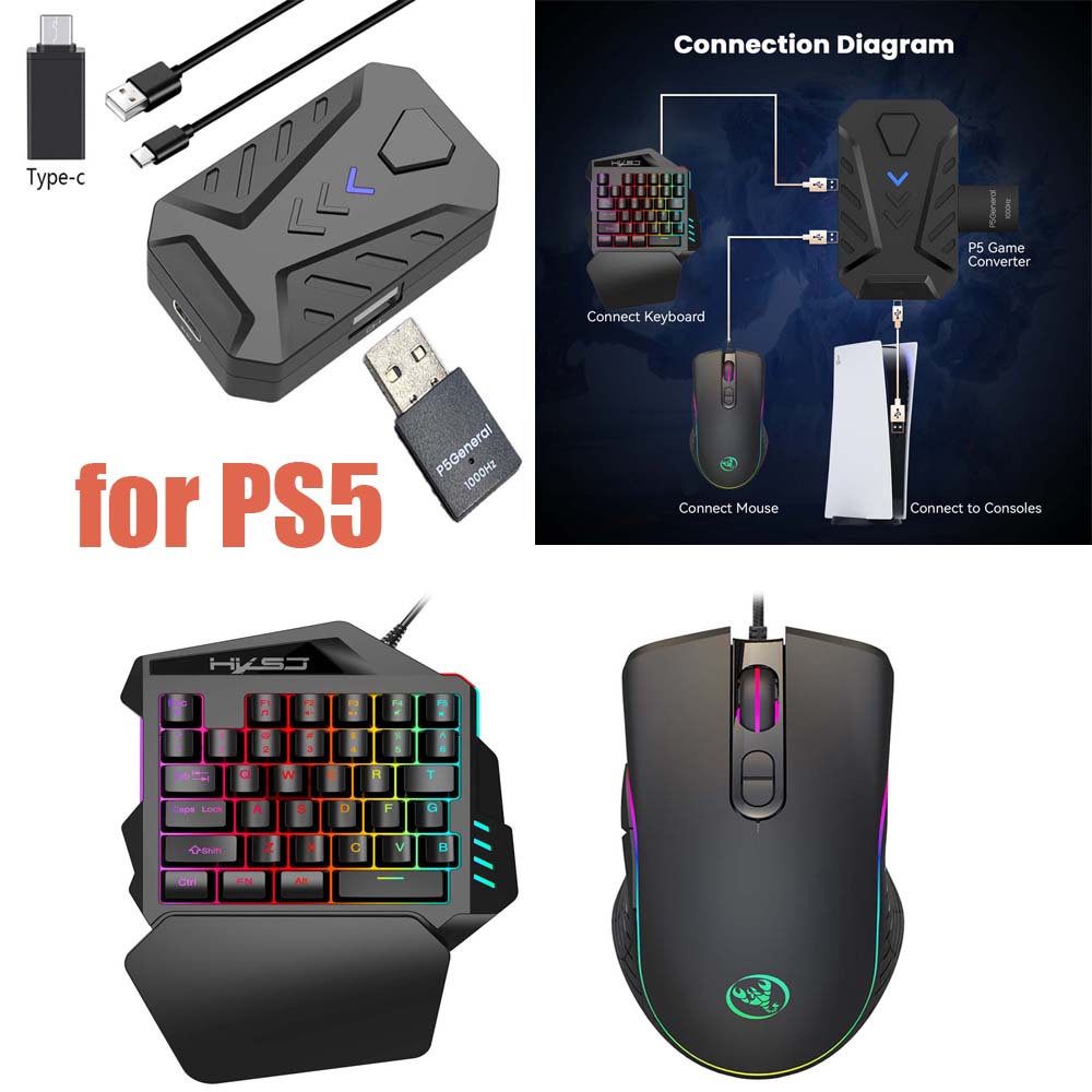 for PS5 Gaming Keyboard Mouse  - Gaming Keyboard Type C recensie en prijs