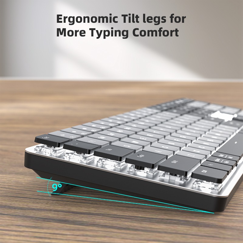 Bluetooth Dual-Mode Ultra-Thin - Gaming Keyboard That Is Quiet recensie en prijs