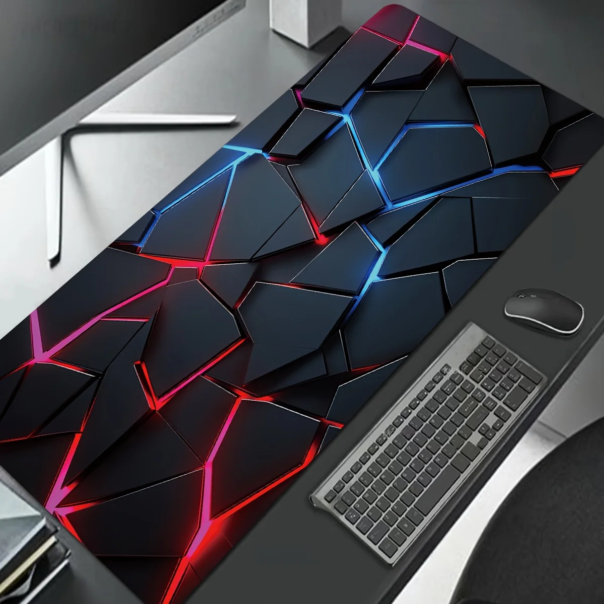 Large gaming Mouse Pads 90x40  - Gaming Keyboard Blue recensie en prijs