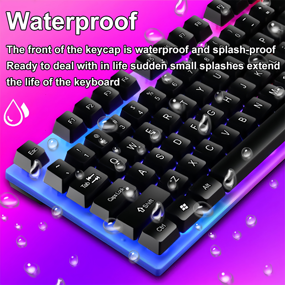 KEBIDUMEI USB Wired Keyboard R - Gaming Keyboard Half recensie en prijs