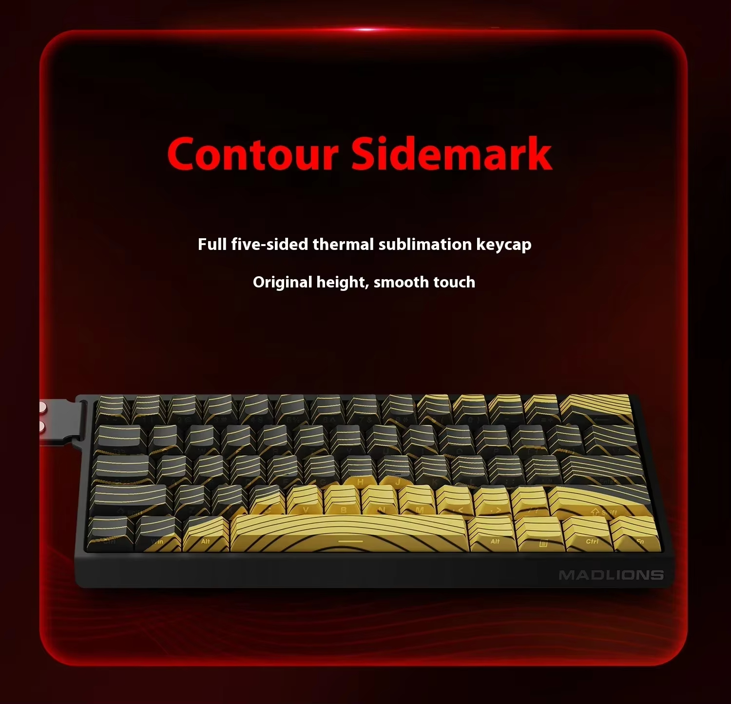 MADLIONS Pro 60% Layout RGB Wi - Gaming Keyboard Mechanical recensie en prijs