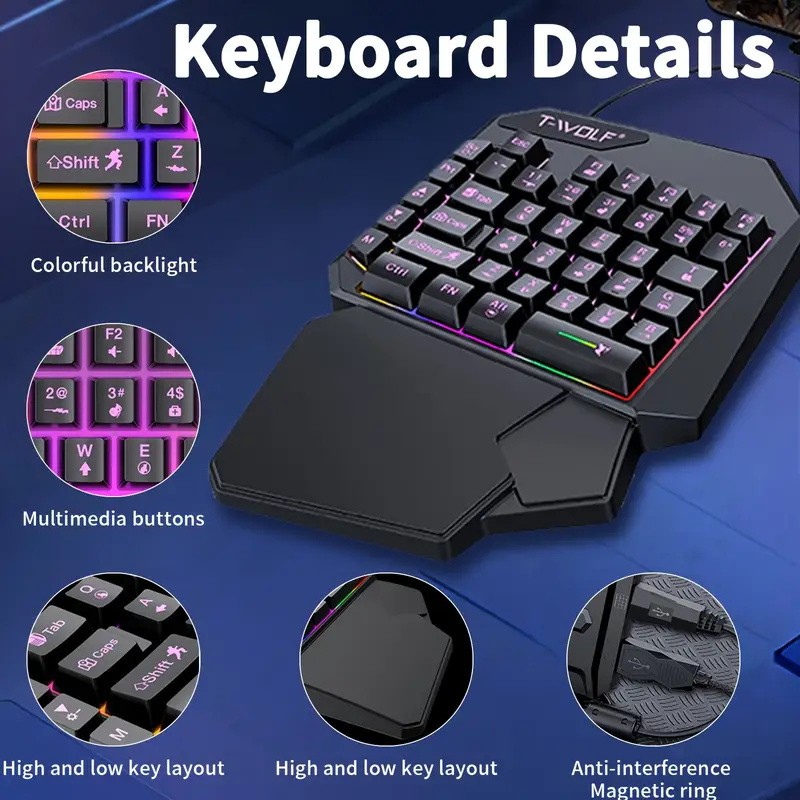 2 in1 Gaming Keyboard and Mous - Gaming Keyboard And Mouse For Xbox recensie en prijs