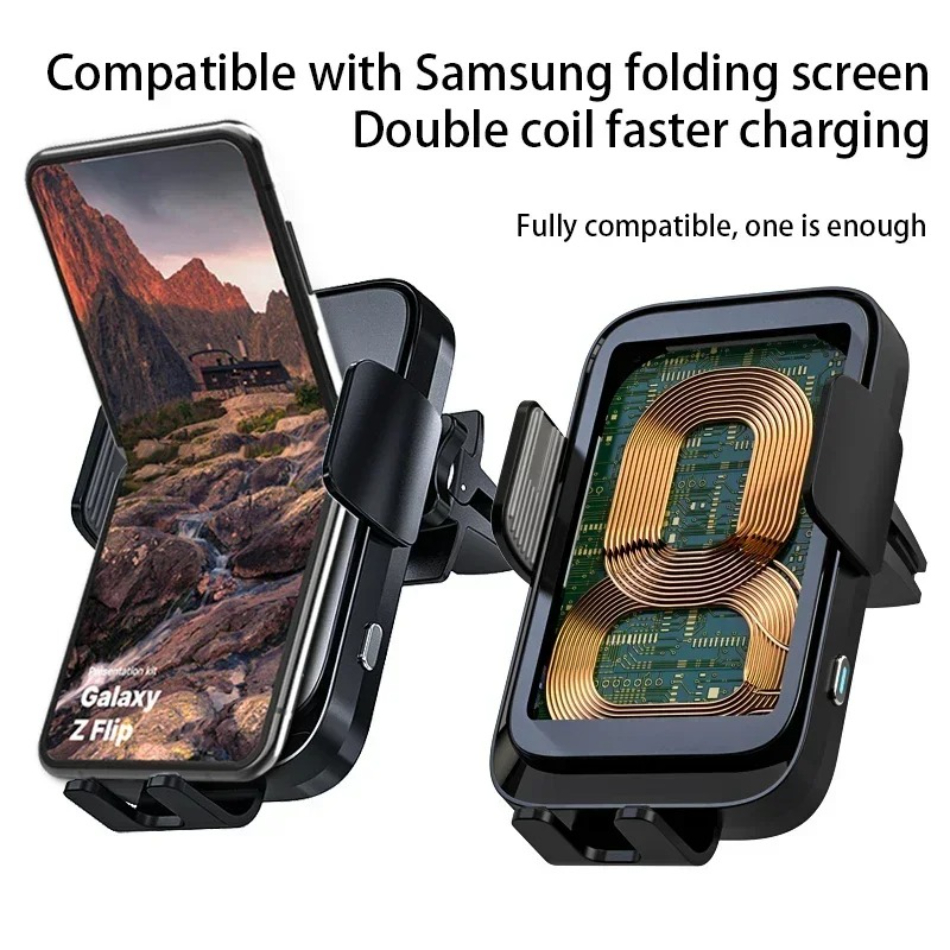 Wireless Car Charger Dual Coil - Coiled Usb Cable recensie en prijs