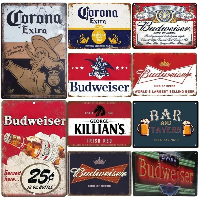 Metal Tin Poster Beer Metal Si - Brass Weight Plate recensie en prijs