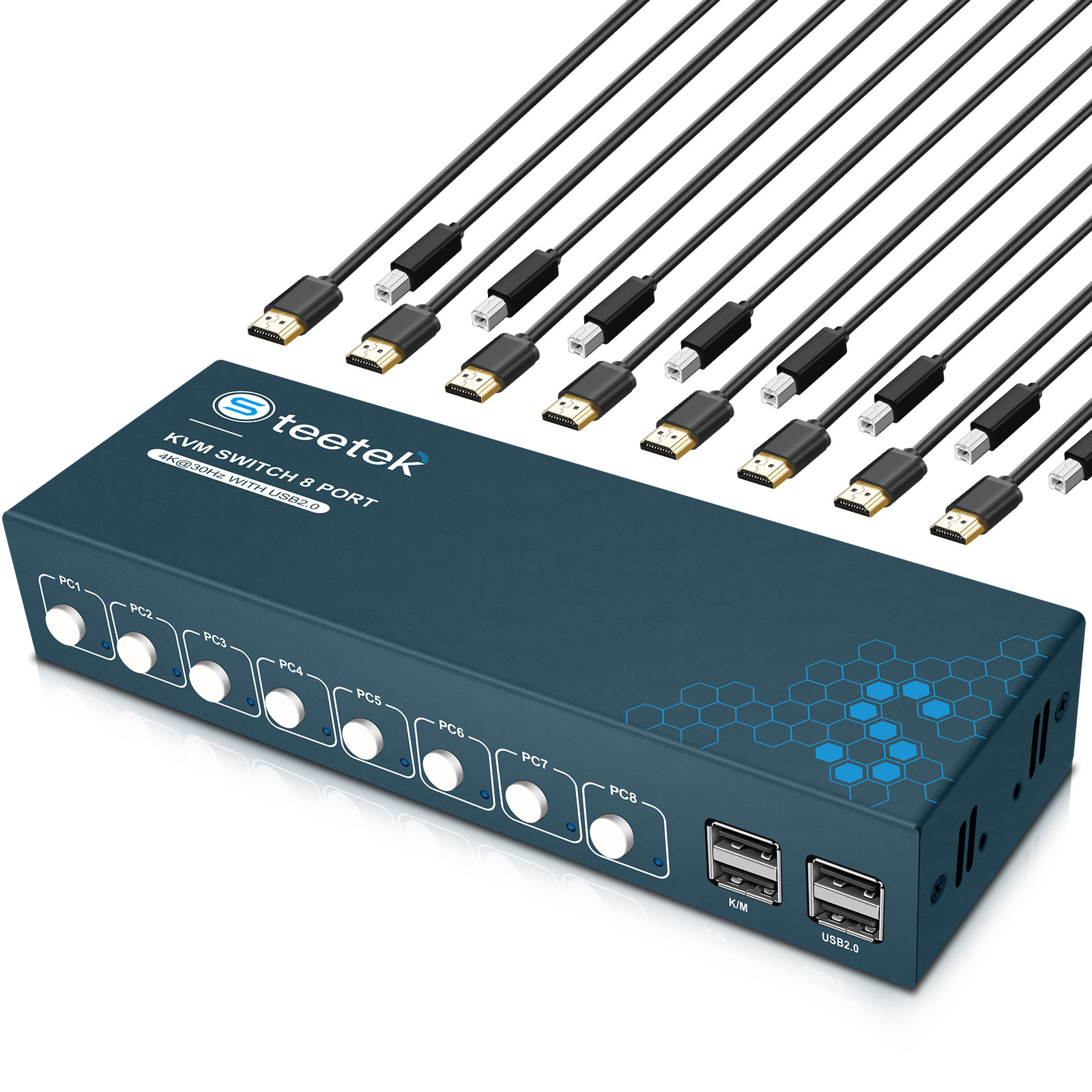 KVM Switch 8 Port HDMI KVM Swi - Gaming Keyboard And Mouse For Xbox recensie en prijs