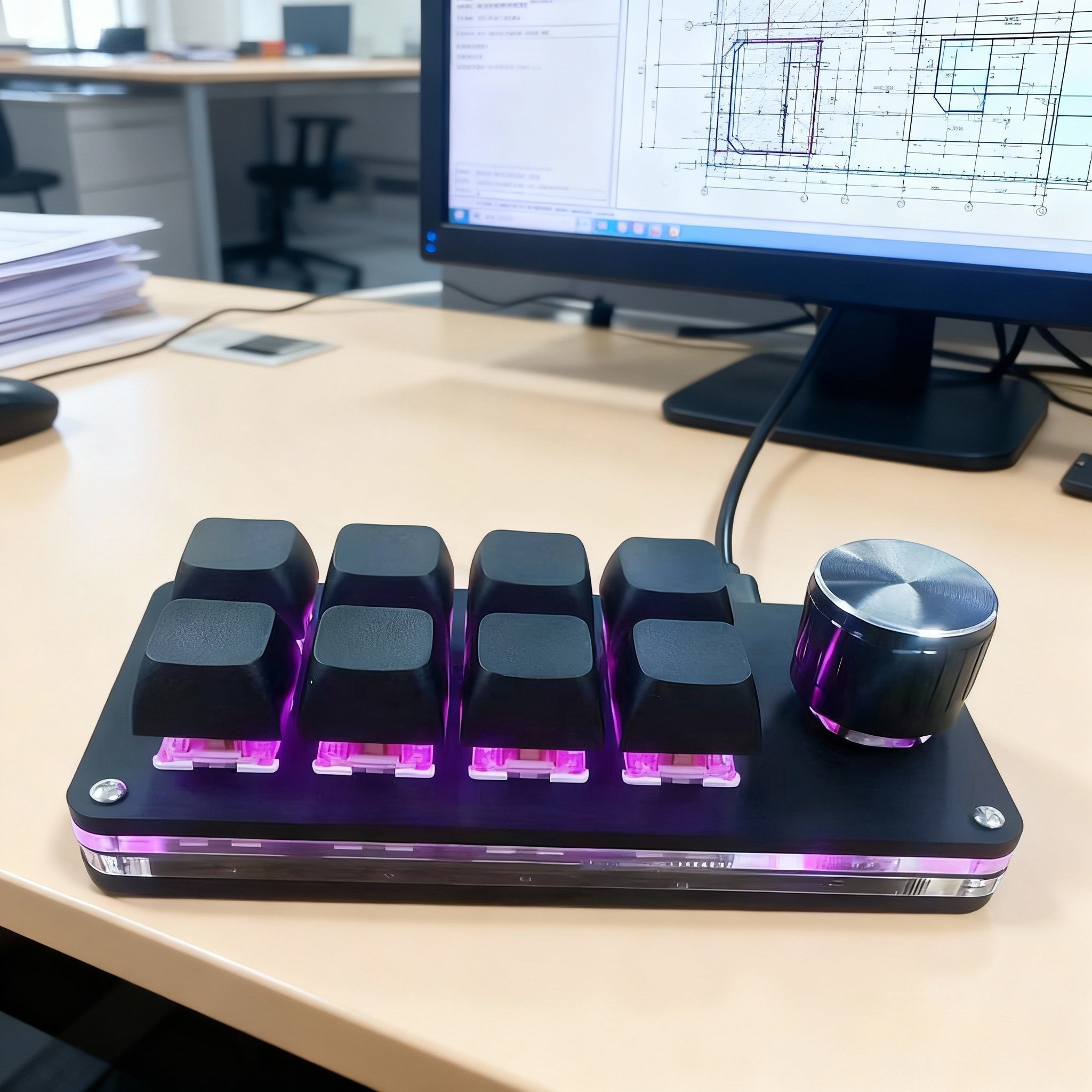 Mini Keyboard with Single Knob - Gaming Keyboard Half recensie en prijs