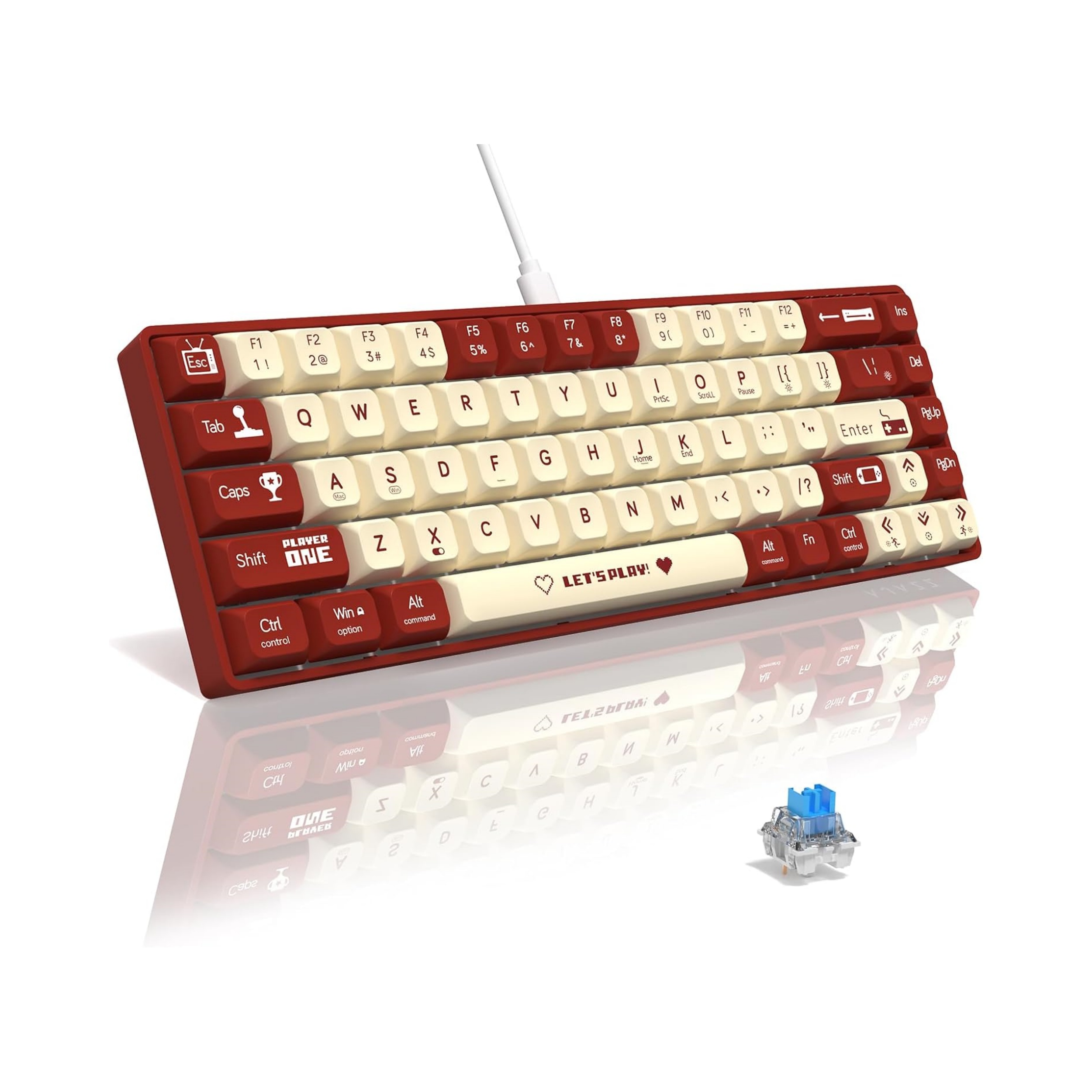 MAMBASNAKE x ATTACK SHARK AK68 - Gaming Keyboard Half recensie en prijs